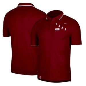 ALABAMA CRIMSON TIDE NIKE POLO SHIRT STITCHED LG & XL-NEW W/TAGS RETAIL $52